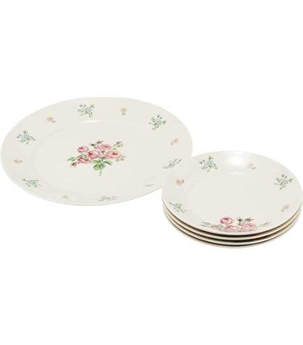 Amazon.co.jp: ローラアシュレイ バンチェッド ロージズ ボウル 4点